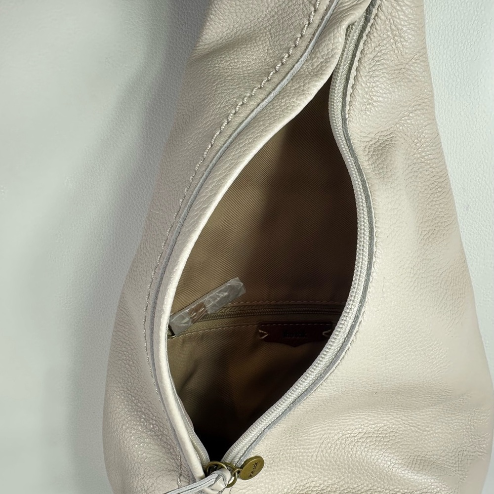 NWT Women’s The Sak Geo Ivory Leather Sling Bag/Backpack - Picture 7 of 10